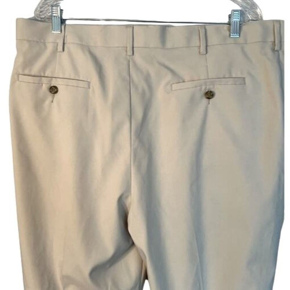 Ben Hogan Golf Pants Mens Size 40x30 Waist Tan Flat Front Flex Pants Casual - Picture 6 of 7